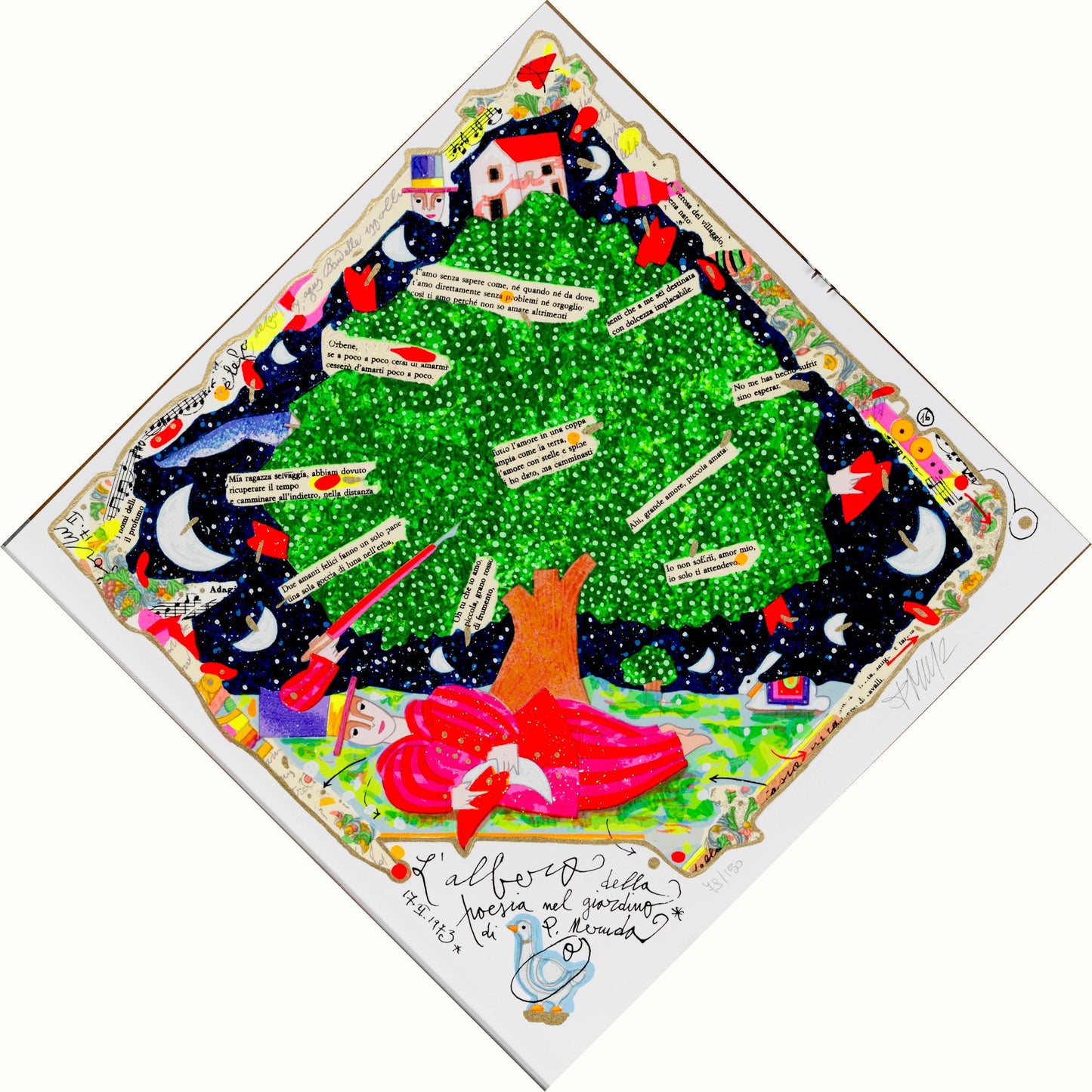 L'albero della poesia nel giardino di P. Neruda
