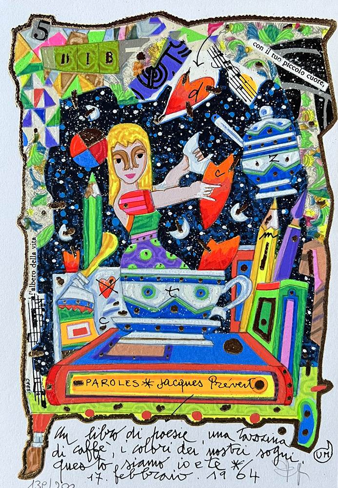 Un libro di poesie, una tazzina di caffè, i colori dei nostri sogni, questo siamo io e te